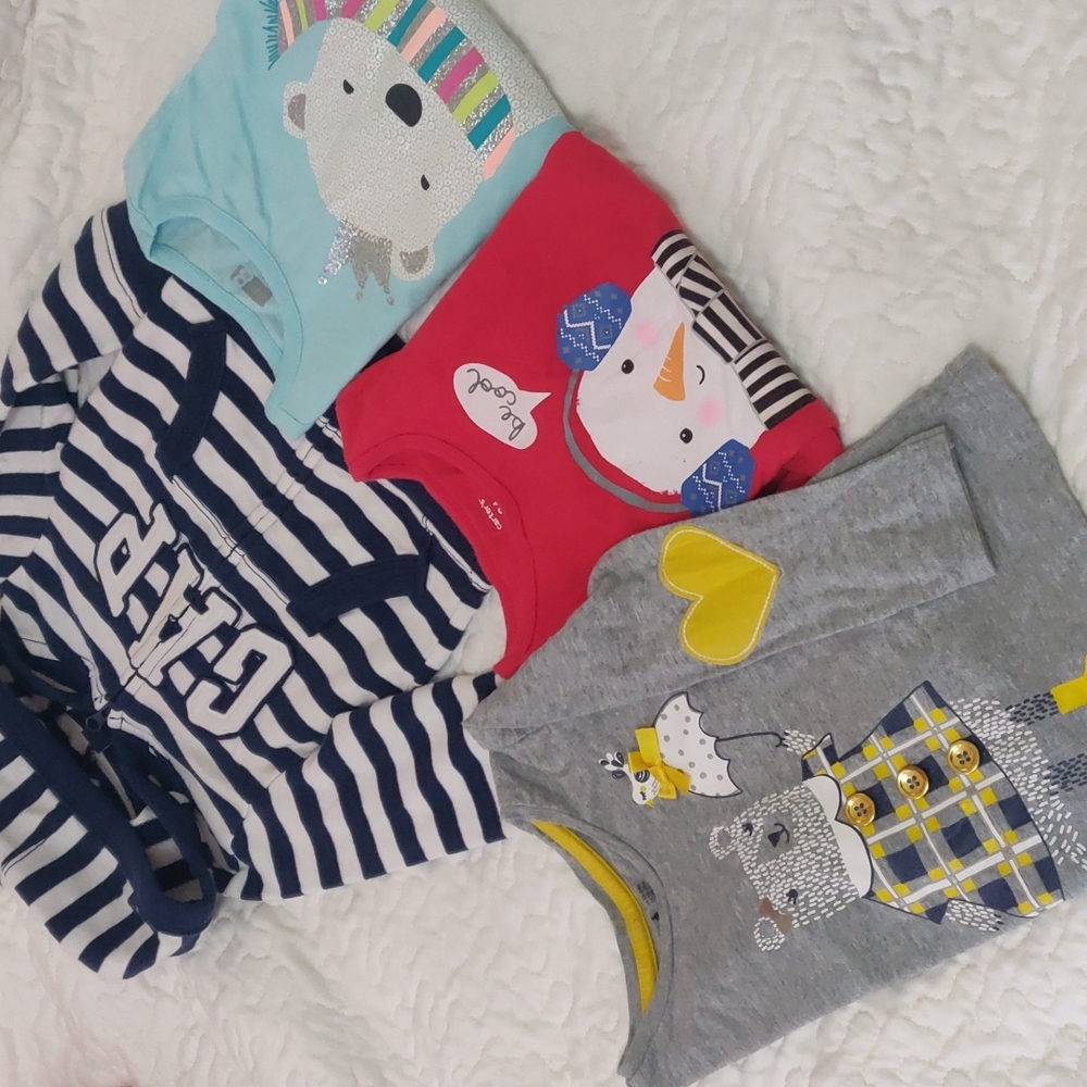 Lot of long sleeves top and hoodie jacket 18-24M